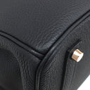 エルメス HERMES バーキン35 ブラック トゴ ハンドバッグ ゴールド金具 黒