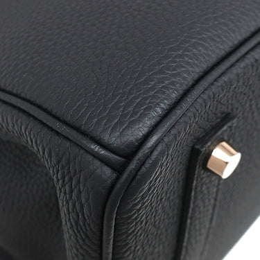 エルメス HERMES バーキン35 ブラック トゴ ハンドバッグ ゴールド金具 黒