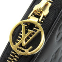 ルイヴィトン LOUIS VUITTON ジッピー ウォレット M81510 ノワール ラムレザー 長財布 ゴールド金具 黒 ラウンドファスナー