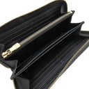 ルイヴィトン LOUIS VUITTON ジッピー ウォレット M81510 ノワール ラムレザー 長財布 ゴールド金具 黒 ラウンドファスナー