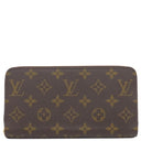 ルイヴィトン LOUIS VUITTON ジッピーウォレット M41895 フューシャ モノグラムキャンバス 長財布 ゴールド金具 茶 ラウンドファスナー