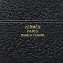エルメス HERMES ベアン コンビネ ブラック シェーブル 三つ折り財布 ゴールド金具 黒