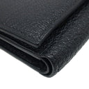 エルメス HERMES ベアン コンビネ ブラック シェーブル 三つ折り財布 ゴールド金具 黒