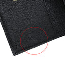 エルメス HERMES ベアン コンビネ ブラック シェーブル 三つ折り財布 ゴールド金具 黒