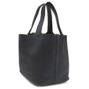 エルメス HERMES ピコタンロックMM ブラック トリヨンクレマンス ハンドバッグ シルバー金具 黒