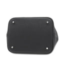 エルメス HERMES ピコタンロックMM ブラック トリヨンクレマンス ハンドバッグ シルバー金具 黒