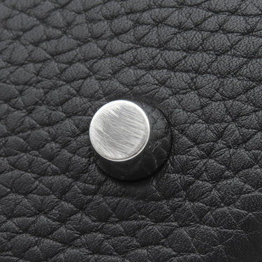 エルメス HERMES ピコタンロックMM ブラック トリヨンクレマンス ハンドバッグ シルバー金具 黒