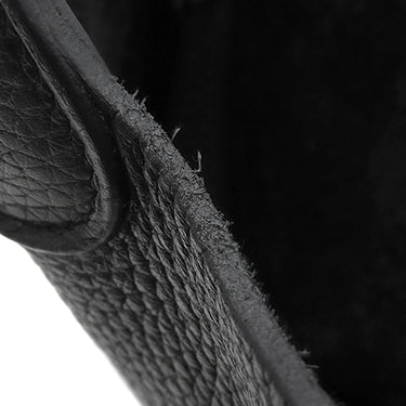 エルメス HERMES ピコタンロックMM ブラック トリヨンクレマンス ハンドバッグ シルバー金具 黒