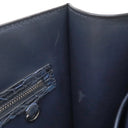 ルイヴィトン LOUIS VUITTON サックプラ ブルー エキゾチックレザー トートバッグ シルバー金具 青 マーブル 希少