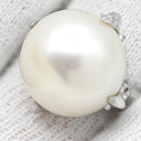 ノンブランド NON BRAND 白蝶パールリング プラチナシルバー Pt900 パール リング 指輪 1粒 1P PM900 12号