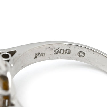 ノンブランド NON BRAND 白蝶パールリング プラチナシルバー Pt900 パール リング 指輪 1粒 1P PM900 12号