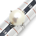 ノンブランド NON BRAND 白蝶パールリング プラチナシルバー Pt900 パール リング 指輪 1粒 1P PM900 12号