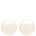 ノンブランド NON BRAND パールピアス ホワイト×イエローゴールド K18YG パール ピアス 白 1粒 1P Au750 18K 18金 真珠