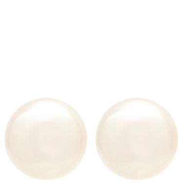 ノンブランド NON BRAND パールピアス ホワイト×イエローゴールド K18YG パール ピアス 白 1粒 1P Au750 18K 18金 真珠