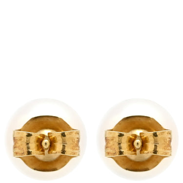 ノンブランド NON BRAND パールピアス ホワイト×イエローゴールド K18YG パール ピアス 白 1粒 1P Au750 18K 18金 真珠