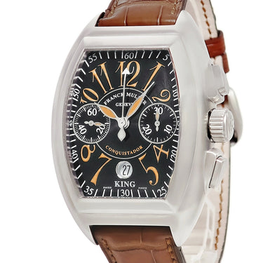 腕時計 フランクミュラー FRANCK MULLER コンキスタドール クロノ キング サンライズ 8005 CC KING SUNRISE 自動巻き メンズ デイト 限定
