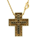 ダミアーニ DAMIANI ベルエポック S イエローゴールド K18YG ダイヤモンド ネックレス ペンダント 750 18金 クロス 十字架