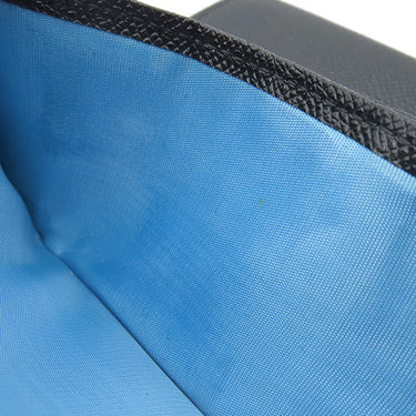 ブルガリ BVLGARI ブルガリブルガリ 30412 ブラック グレインレザー 長財布 シルバー金具 黒 二つ折り