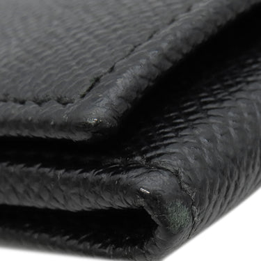 ブルガリ BVLGARI ブルガリブルガリ 30412 ブラック グレインレザー 長財布 シルバー金具 黒 二つ折り