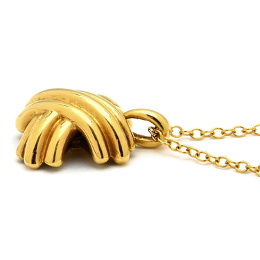 ティファニー Tiffany & Co シグネチャー イエローゴールド K18YG ネックレス Au750