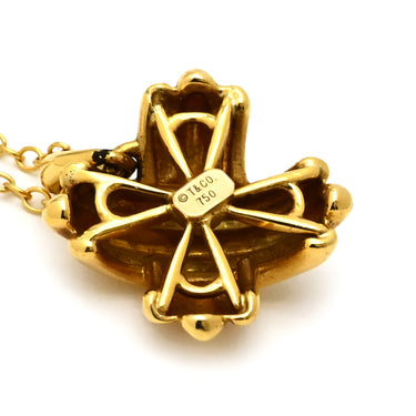 ティファニー Tiffany & Co シグネチャー イエローゴールド K18YG ネックレス Au750