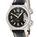 腕時計 ジャガールクルト JAEGER LECOULTRE マスター コンプレッサー レディ 148.8.37 自動巻き レディース 純正ダイヤ デイト ブラック 黒