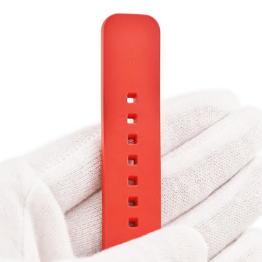 ルイヴィトン LOUIS VUITTON 純正 タンブール用 ダミエ ラバーバンド レッド ラバー 腕時計パーツ 新品同様 替え ベルト 予備 正規品 21mm レッド 赤