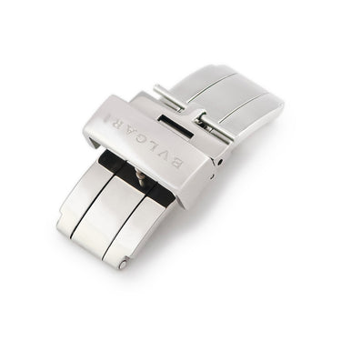 ブルガリ BVLGARI 純正 シルバー ステンレススチール 腕時計パーツ 16mm幅対応 フォールディング Dバックル パーツ 替え 予備 ステンレス シルバー 銀
