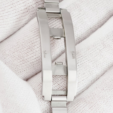 ブルガリ BVLGARI 純正 シルバー ステンレススチール 腕時計パーツ 16mm幅対応 フォールディング Dバックル パーツ 替え 予備 ステンレス シルバー 銀