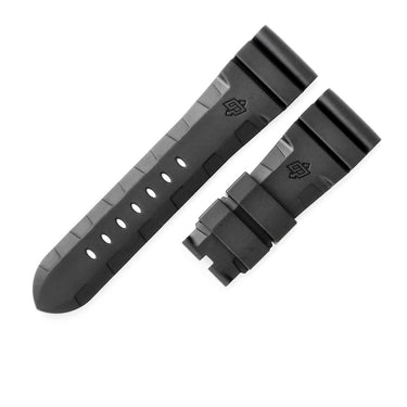 パネライ PANERAI 純正 ラバーバンド ブラック ラバー 腕時計パーツ 尾錠用 ベルト ストラップ 替え 26ｍｍ ブラック 黒