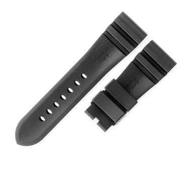 パネライ PANERAI 純正 ラバーバンド ブラック ラバー 腕時計パーツ 尾錠用 ベルト ストラップ 替え 26ｍｍ ブラック 黒