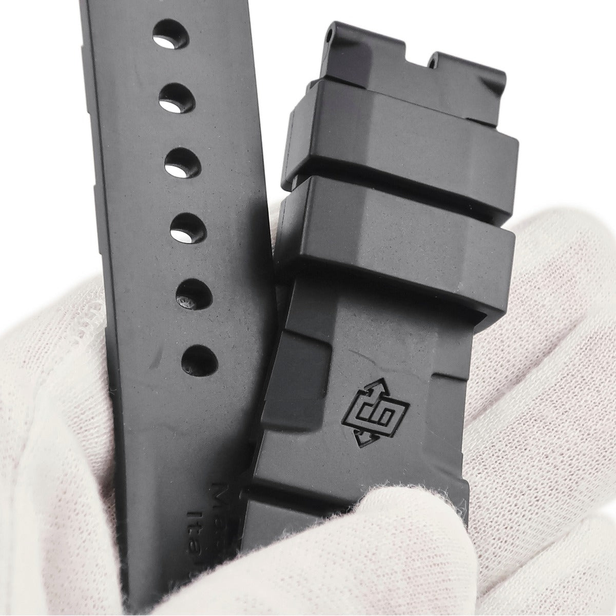 パネライ PANERAI 純正 ラバーバンド ブラック ラバー 腕時計パーツ