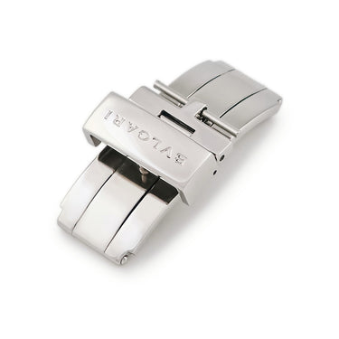 ブルガリ BVLGARI 純正 シルバー ステンレススチール 腕時計パーツ 16mm幅対応 フォールディング Dバックル パーツ 替え 予備 ステンレス シルバー 銀