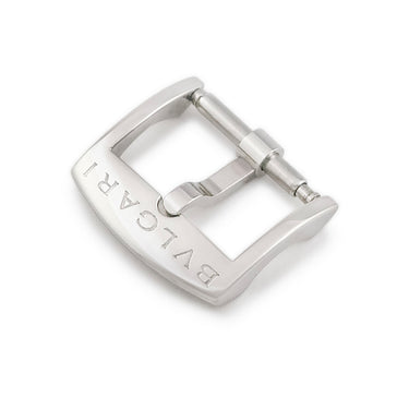 ブルガリ BVLGARI 純正 シルバー ステンレススチール 腕時計パーツ 尾錠 14mm幅対応 ステンレススチール SS ピンバックル パーツ 替え スペア シルバー