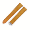 カルティエ Cartier 純正 サントス ドゥ カルティエ MM用 レザーバンド キャメルブラウン レザー ステンレススチール 腕時計パーツ 替え ベルト 本革 18ｍｍ ブラウン バックル付き