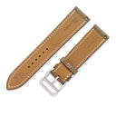 エルメス HERMES 純正 グレージュ レザー ステンレススチール 腕時計パーツ 未使用 ストラップ ベルト バンド 19ｍｍ グレージュ 尾錠付 金具付 SS