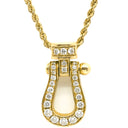 フレッド FRED フォース10 ミディアムモデル チェーンセット 3B0201 7B0230 イエローゴールド K18YG ダイヤモンド ネックレス Au750 18K 18金 ダイヤ サテンコード