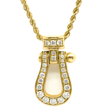 フレッド FRED フォース10 ミディアムモデル チェーンセット 3B0201 7B0230 イエローゴールド K18YG ダイヤモンド ネックレス Au750 18K 18金 ダイヤ サテンコード