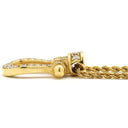 フレッド FRED フォース10 ミディアムモデル チェーンセット 3B0201 7B0230 イエローゴールド K18YG ダイヤモンド ネックレス Au750 18K 18金 ダイヤ サテンコード