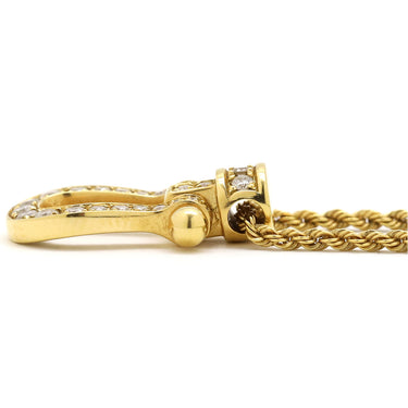 フレッド FRED フォース10 ミディアムモデル チェーンセット 3B0201 7B0230 イエローゴールド K18YG ダイヤモンド ネックレス Au750 18K 18金 ダイヤ サテンコード