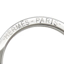 エルメス HERMES カルメン ウノドス ローズパープル×ブルーエレクトリック ラムスキン キーリング シルバー金具 紫 青 フリンジ キーホルダー