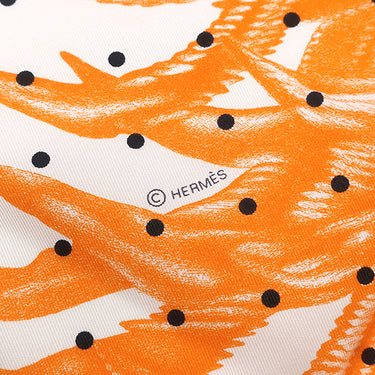 エルメス HERMES カレ90 CARRE ホワイト×ヴェール×マルチカラー シルク スカーフ 【PLUMETS ET PANACHES/羽根と羽飾り】