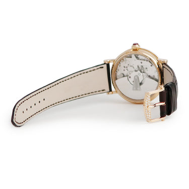 腕時計 ブレゲ BREGUET トラディション レディ 7038BR/18/9V6/D00D 自動巻き レディース K18RG無垢 純正ダイヤ スケルトン シェル