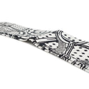 エルメス HERMES ツイリー ホワイト×マリン×ブラック シルク スカーフ 【EPERON D'OR BANDANA/エプロン ドール】