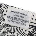 エルメス HERMES ツイリー ホワイト×マリン×ブラック シルク スカーフ 【EPERON D'OR BANDANA/エプロン ドール】