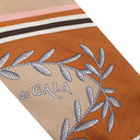 エルメス HERMES ツイリー ベージュ×テラコッ×オレンジ シルク スカーフ 【EPAULETTES DE GALA/式典肩章】