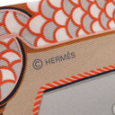 エルメス HERMES ツイリー ベージュ×テラコッ×オレンジ シルク スカーフ 【EPAULETTES DE GALA/式典肩章】