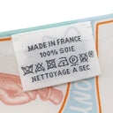 エルメス HERMES ツイリー アクア×オレンジ×ジョーヌ シルク スカーフ 【FUNNY ICE CREAM/ファニーアイスクリーム】