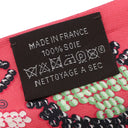 エルメス HERMES ツイリー ローズ×ヴェール×ブラック シルク スカーフ 【KELLY EN PERLES/ケリーアンペルル】