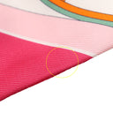 エルメス HERMES ツイリー ローズ×ヴェール×マルチカラー シルク スカーフ 【SPRINGS SPRINGS/スプリング スプリング】